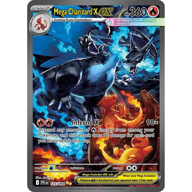 Mega Charizard X ex - 125/094 - Special Illustration Rare