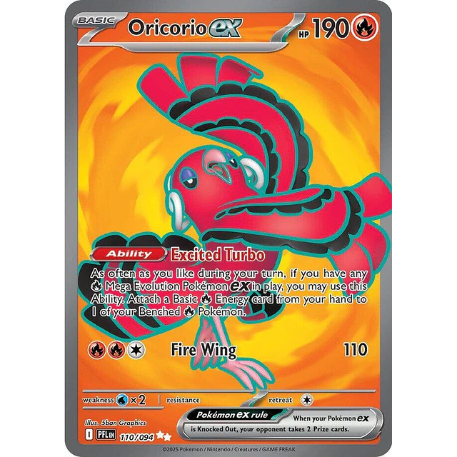 Oricorio ex - 110/094 - Ultra Rare