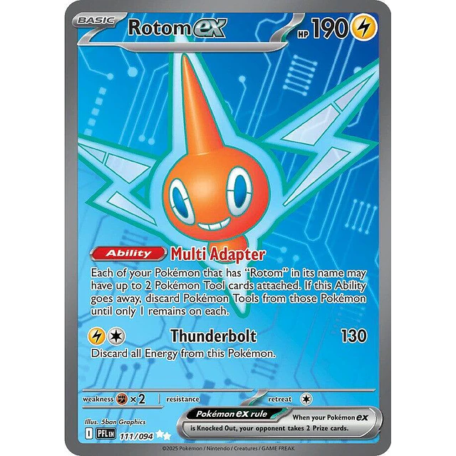 Rotom ex - 111/094 - Ultra Rare