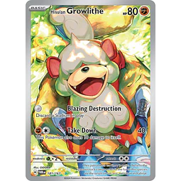 Hisuian Growlithe - 181/167 - Illustration Rare