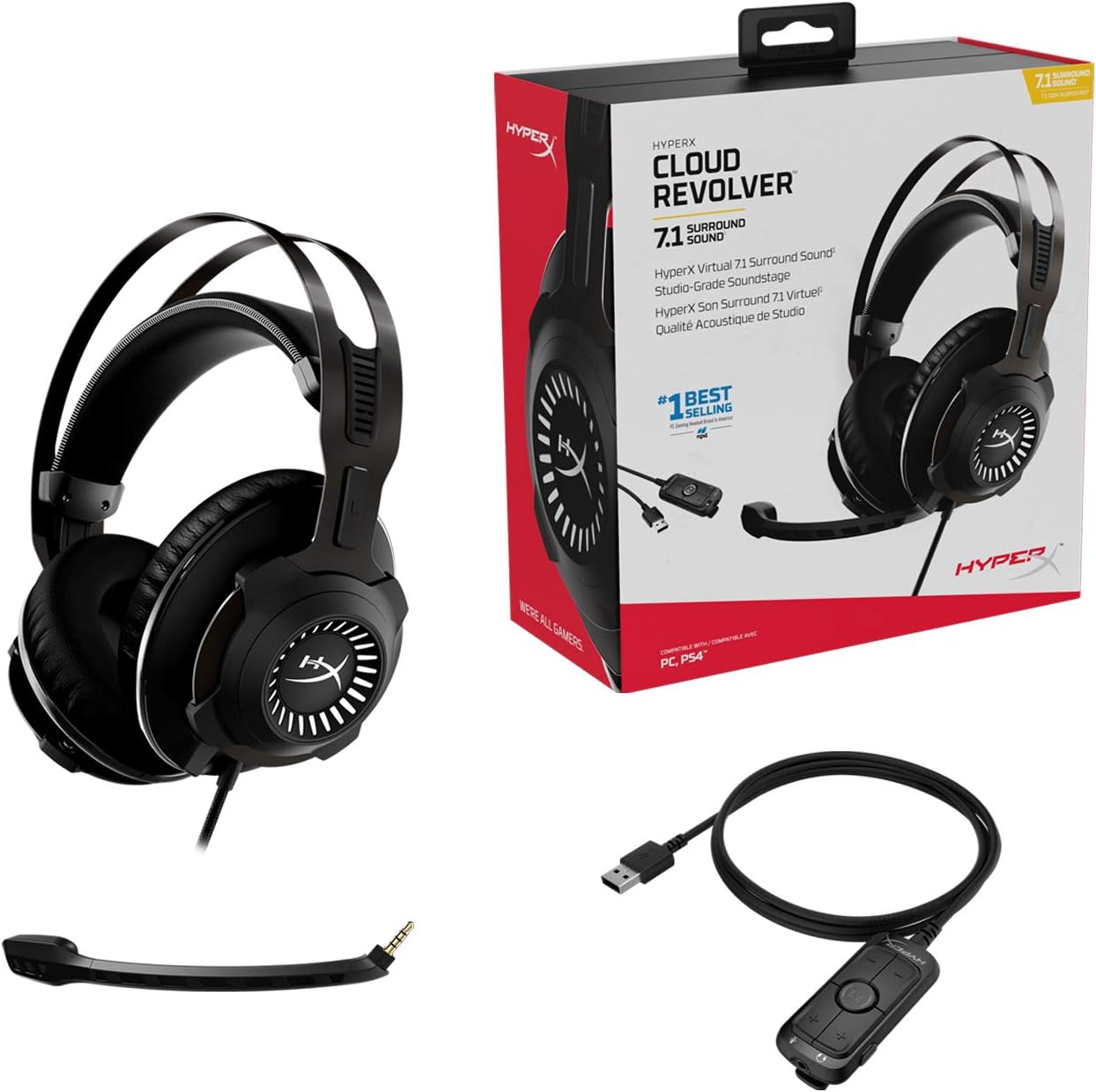 Audífono Gamer HyperX Cloud Revolver + 7.1  4