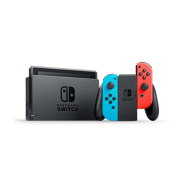 Consola Nintendo Switch con Neon Blue y Neon Red Joy-Con  1
