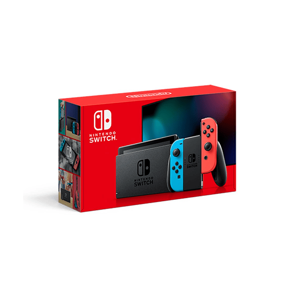 Consola Nintendo Switch con Neon Blue y Neon Red Joy-Con  4