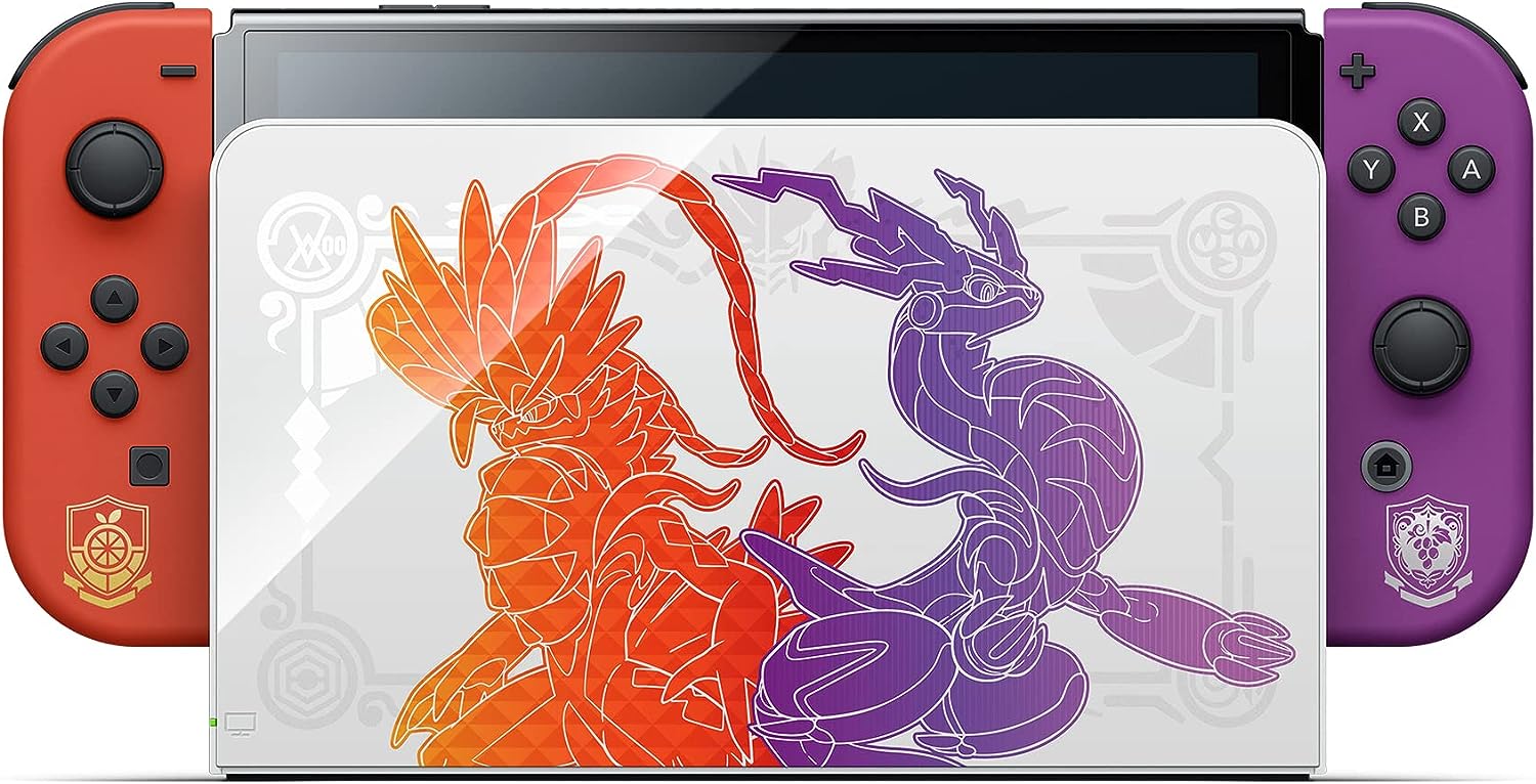 Consola Nintendo Switch OLED Modelo Pokémon Scarlet & Violet Edicion Especial  2