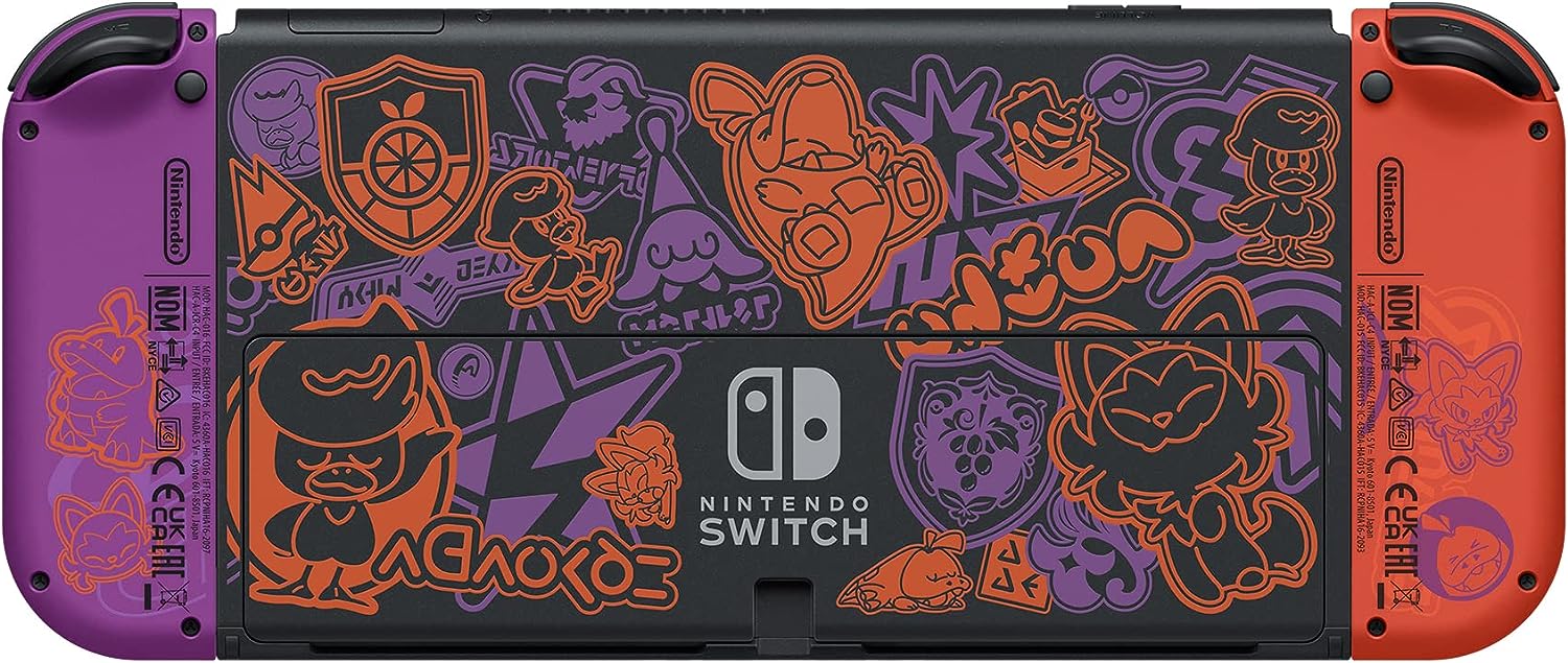 Consola Nintendo Switch OLED Modelo Pokémon Scarlet & Violet Edicion Especial  6