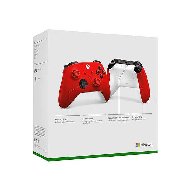 Control Microsoft Xbox Pulse Red  4