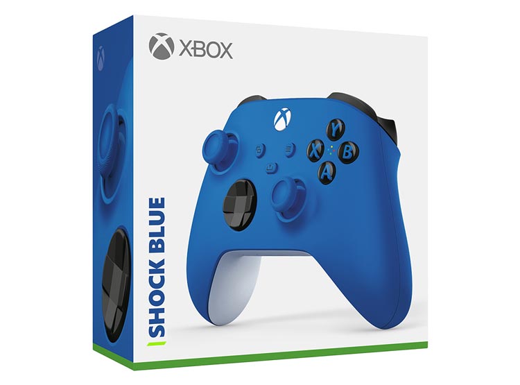Control Microsoft control Xbox Shock Blue 4