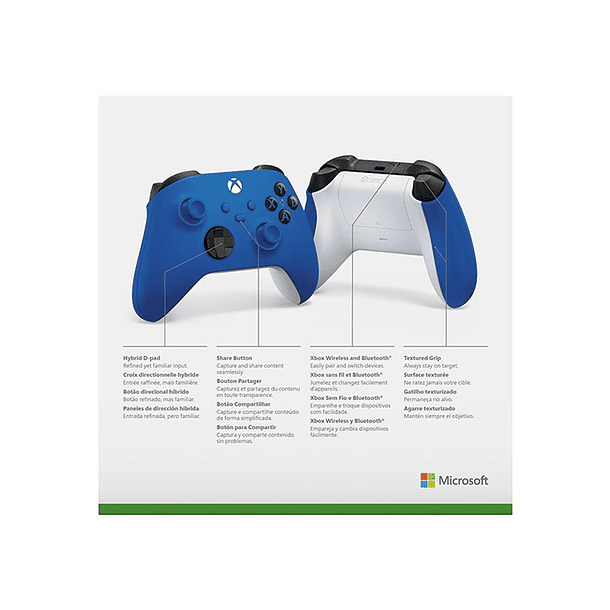 Control Microsoft control Xbox Shock Blue 5