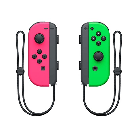 Controles Joy Con de Nintendo Switch Rosado/Verde 