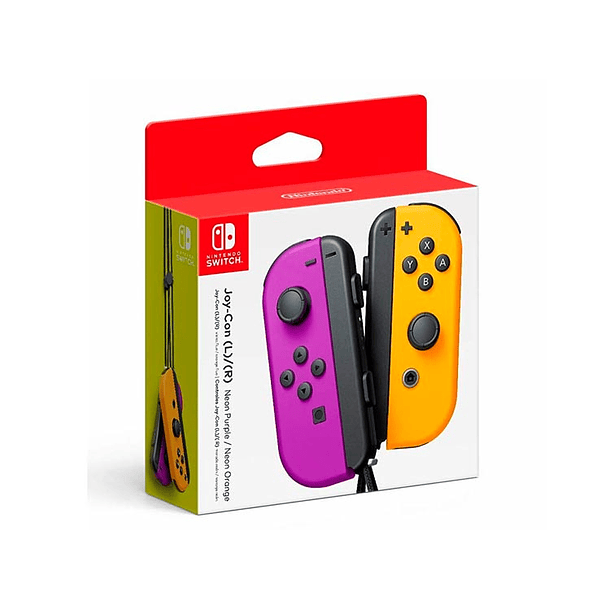 Control Nintendo Joy-Con (L/R) - Neon Purple/Neon Orange  2