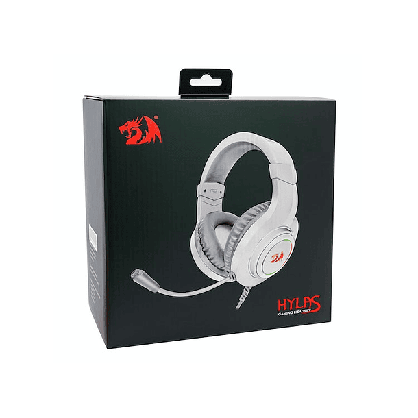 Audífono Gamer Redragon HYLAS White 5