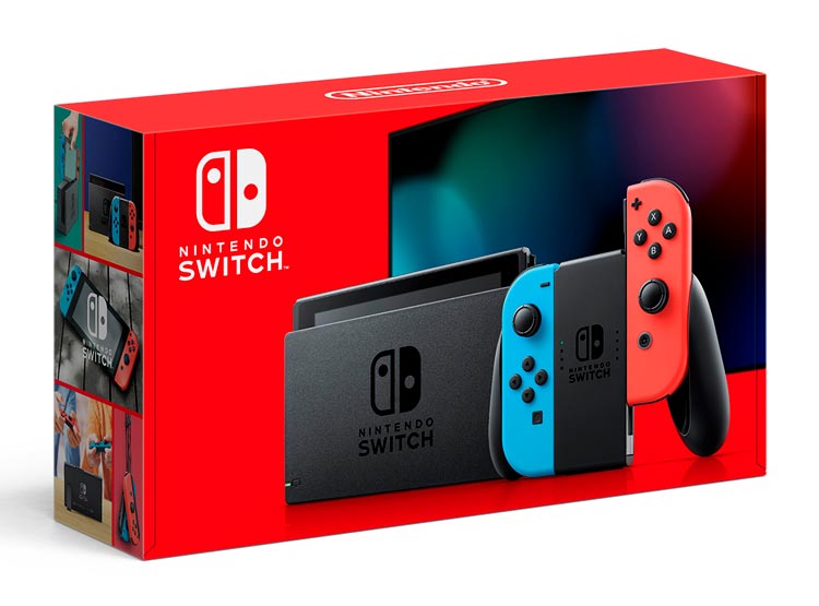 Consola Nintendo Switch Neon LT2 Negra OLED  3