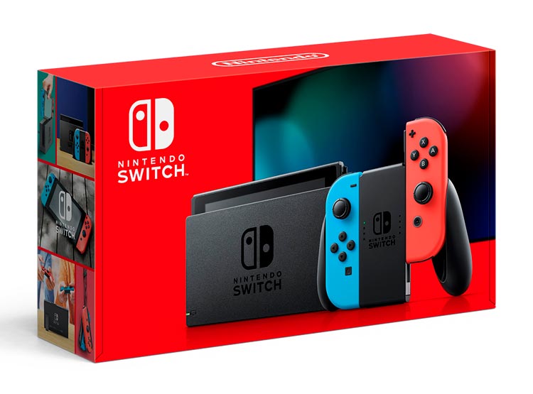 Consola Nintendo Switch Neon LT2 Negra OLED  5