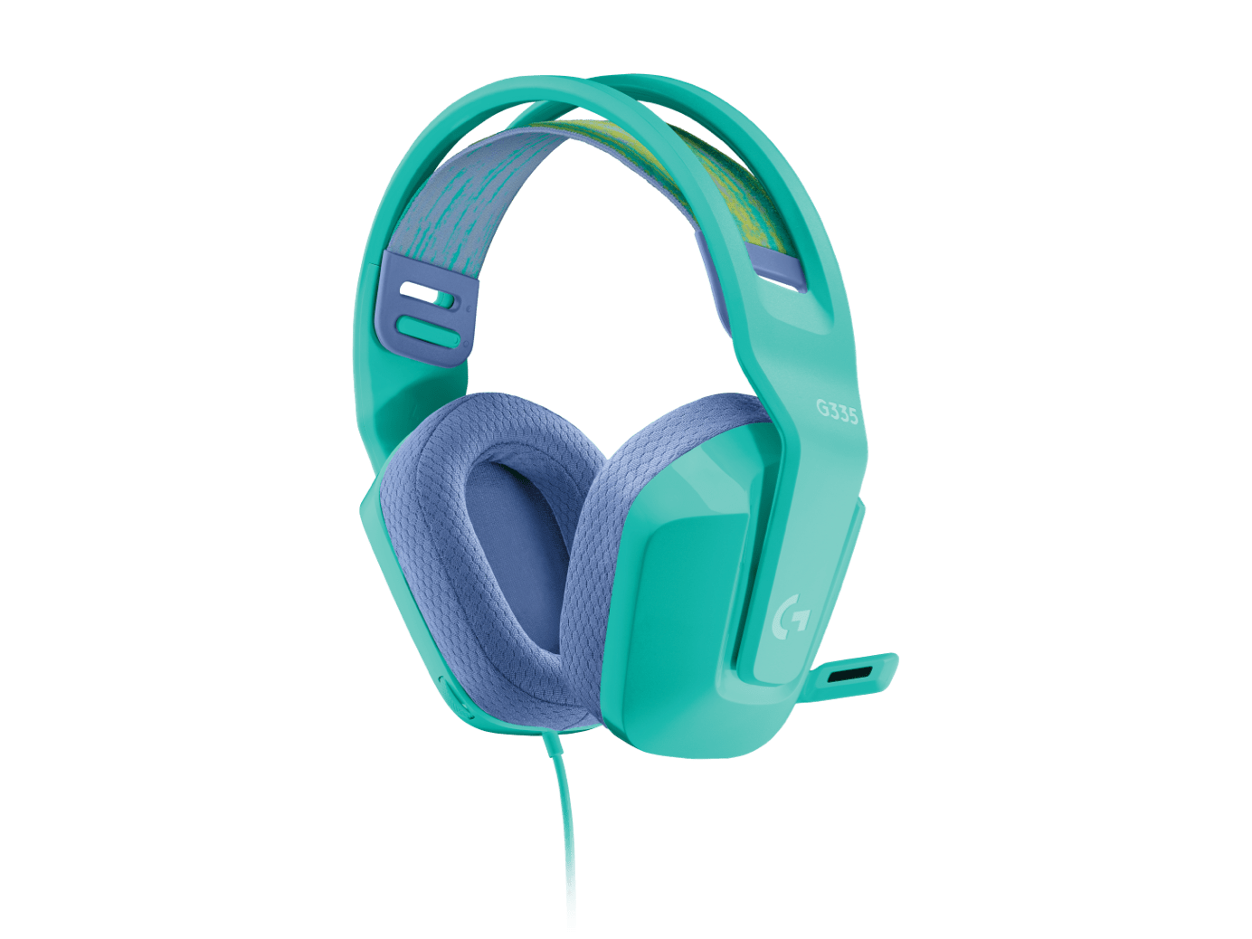 Audífono Gamer Logitech G335 Menta 3