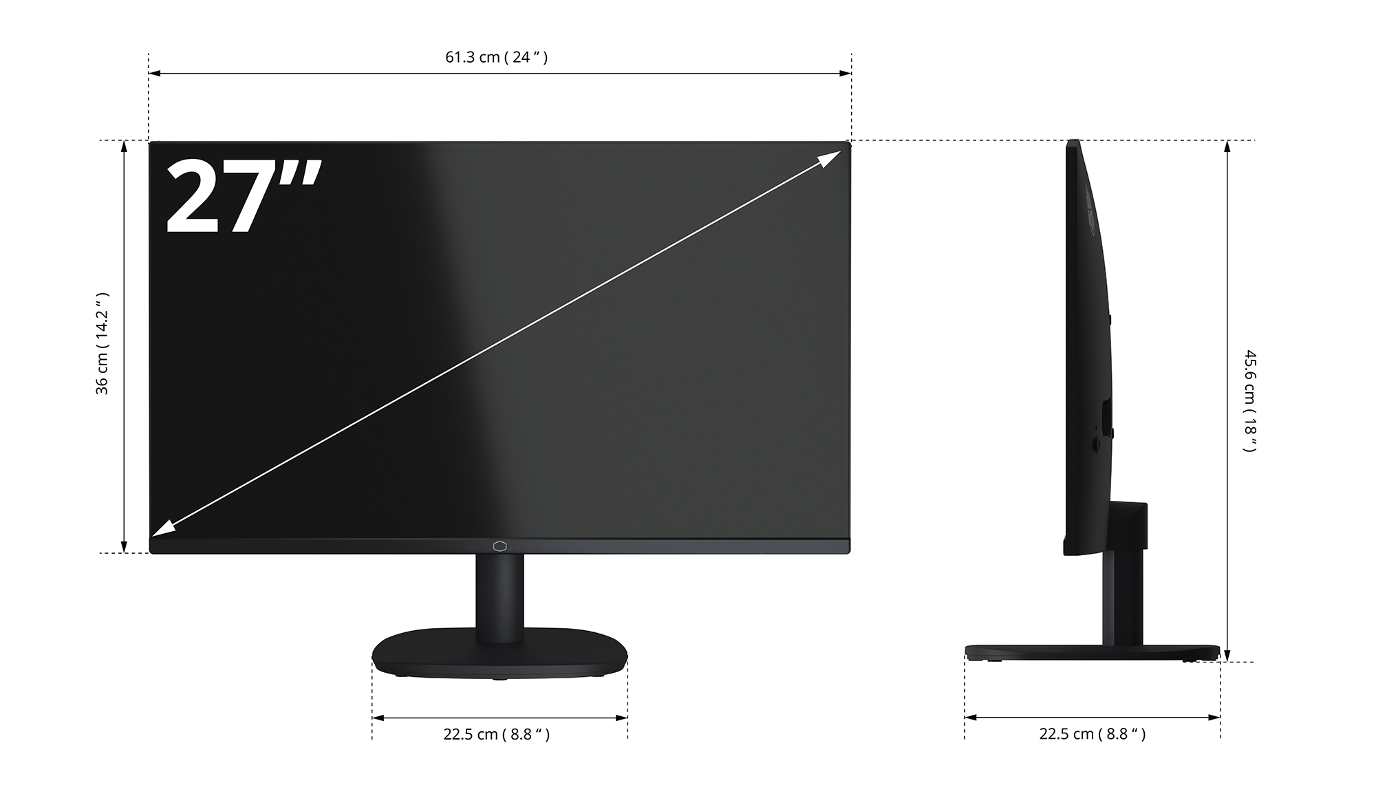 Monitor CoolerMaster CMI-GA271 27WQHD 100hz VA  9
