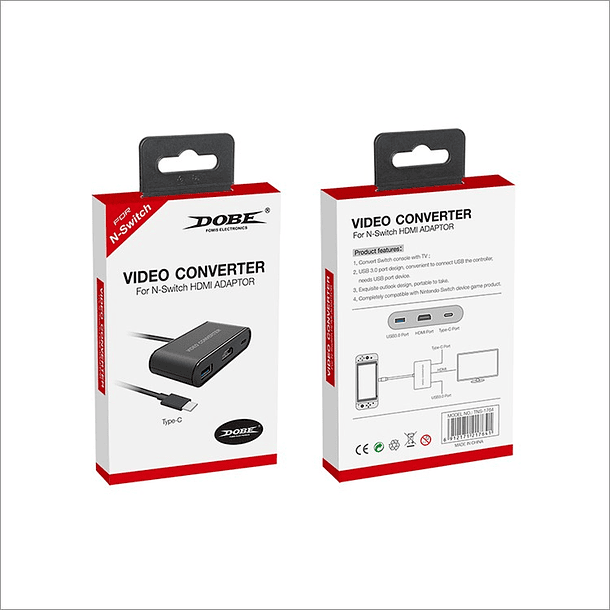 Accesorio Dobe - Adaptador HDMI para Nintendo Switch  2