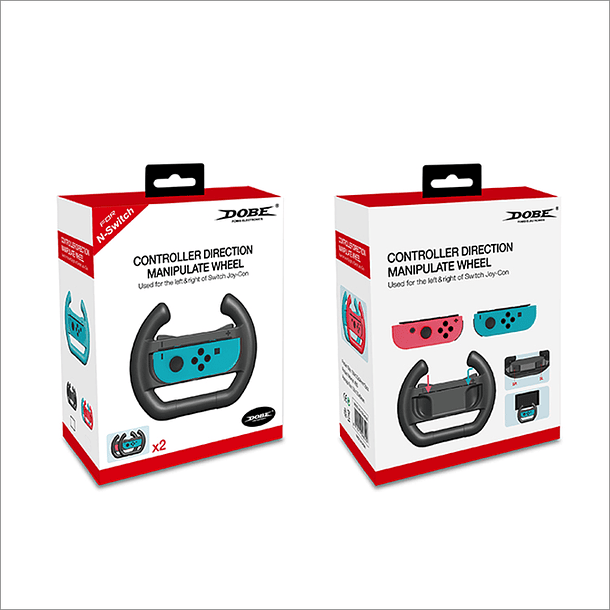 Accesorio Dobe - X2 Volante Mando Para Joycon Nintendo Switch Control Switch  6