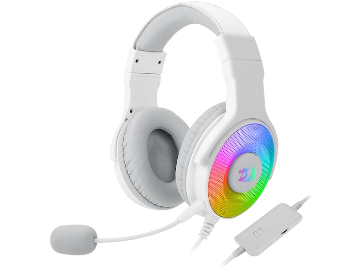 Audífono Gamer Redragon Pandora H350W RGB 7.1 Blanco 1