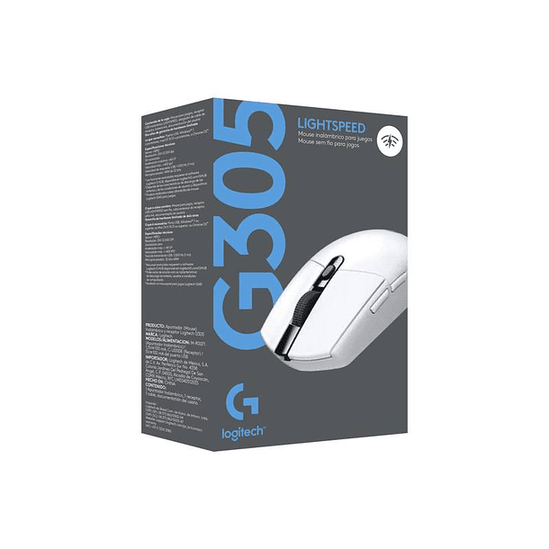 Mouse Gamer Logitech G305 White  5