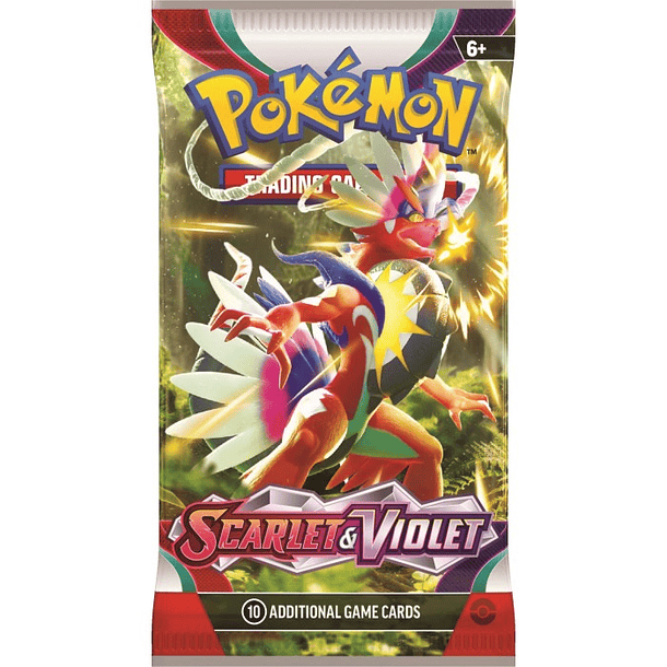 TCG sobre Pokémon Scarlet & Violet Booster Suelto Ingles 4