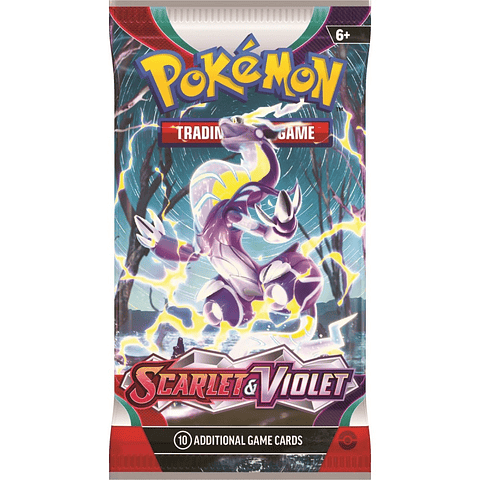 TCG sobre Pokémon Scarlet & Violet Booster Suelto Ingles