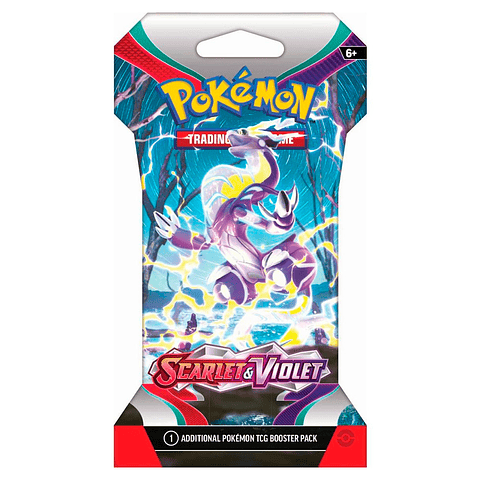 TCG sobre Pokémon Scarlet & Violet Sleeved Booster Ingles