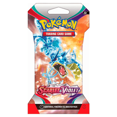 TCG sobre Pokémon Scarlet & Violet Sleeved Booster Ingles