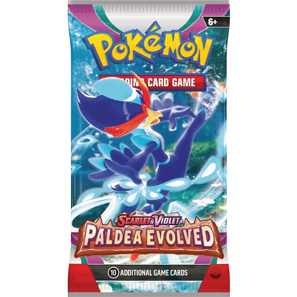 TCG sobre Pokémon Scarlet & Violet: Paldea Evolved Booster Suelto Ingles 3