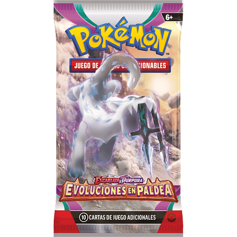 TCG Sobre Pokémon Escarlata y Púrpura Evoluciones en Paldea Español