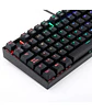 Teclado Gamer Redragon Kumara Negro Mec RGB Sw red español  - Miniatura 2