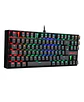 Teclado Gamer Redragon Kumara Negro Mec RGB Sw red español  - Miniatura 3
