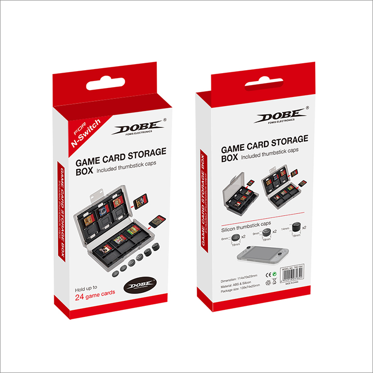 Accesorio Dobe - Carcasa de almacenamiento de juegos de Switch - 24 juegos  4