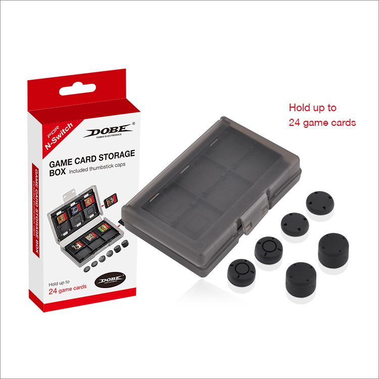 Accesorio Dobe - Carcasa de almacenamiento de juegos de Switch - 24 juegos  1