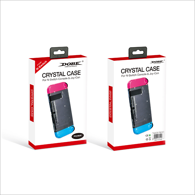 Accesorio Dobe - Carcasa Transparente Ridida Nintendo Switch  5