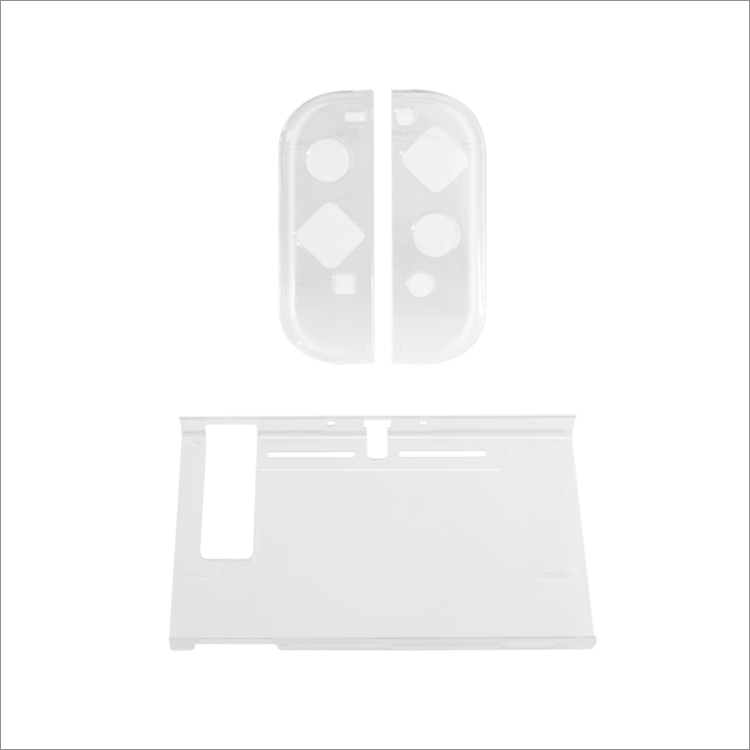 Accesorio Dobe - Carcasa Transparente Ridida Nintendo Switch  4