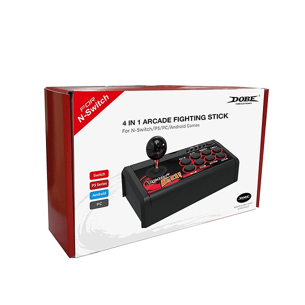 Accesorio Dobe - Control Arcade Fighting Stick 4 en 1  5