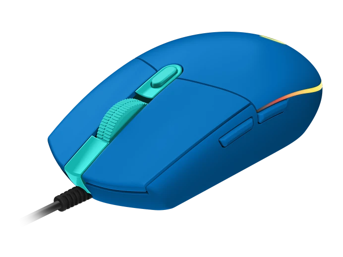Mouse Gamer G203 Lightsync Blue  3