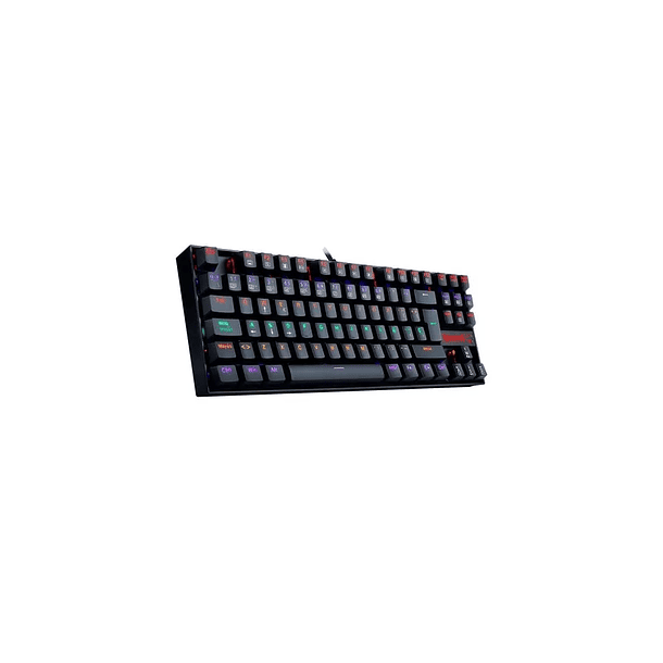 Teclado Gamer Redragon K552 Kumara rainbow black switch rojo sp  3