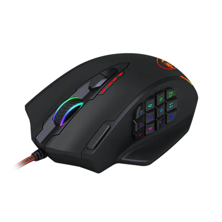Mouse Gamer Redragon M908 Impact RGB 18 botones  2