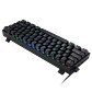 Teclado Gamer Redragon Draconic wifi rgb 60% black brown  - Miniatura 5