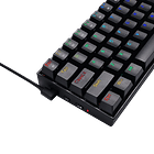 Teclado Gamer Redragon Draconic wifi rgb 60% black brown  2