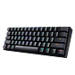 Teclado Gamer Redragon Draconic wifi rgb 60% black brown  - Miniatura 4