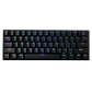 Teclado Gamer Redragon Draconic wifi rgb 60% black brown  - Miniatura 1