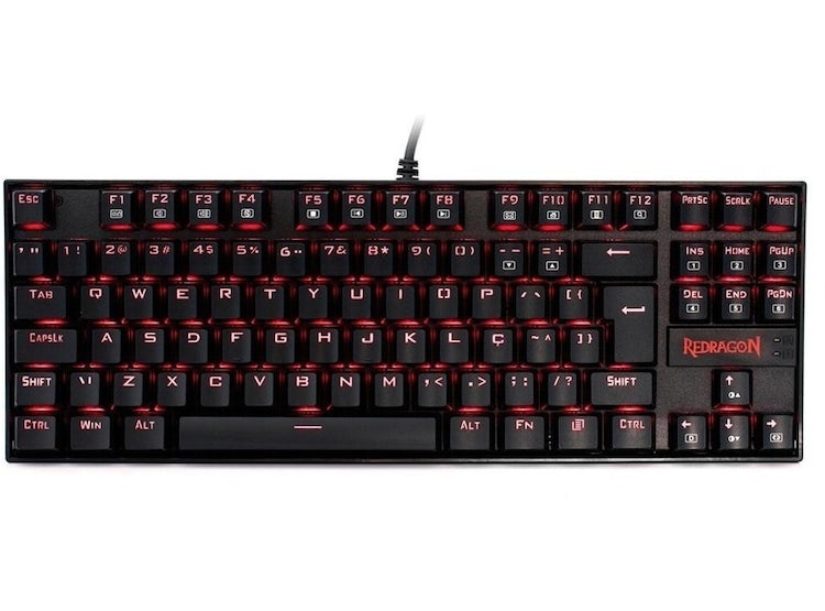 Teclado Gamer Redragon Kumara K552 Sw Outemu Red  2