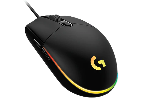 Mouse Gamer Logitech g203 lightsync black