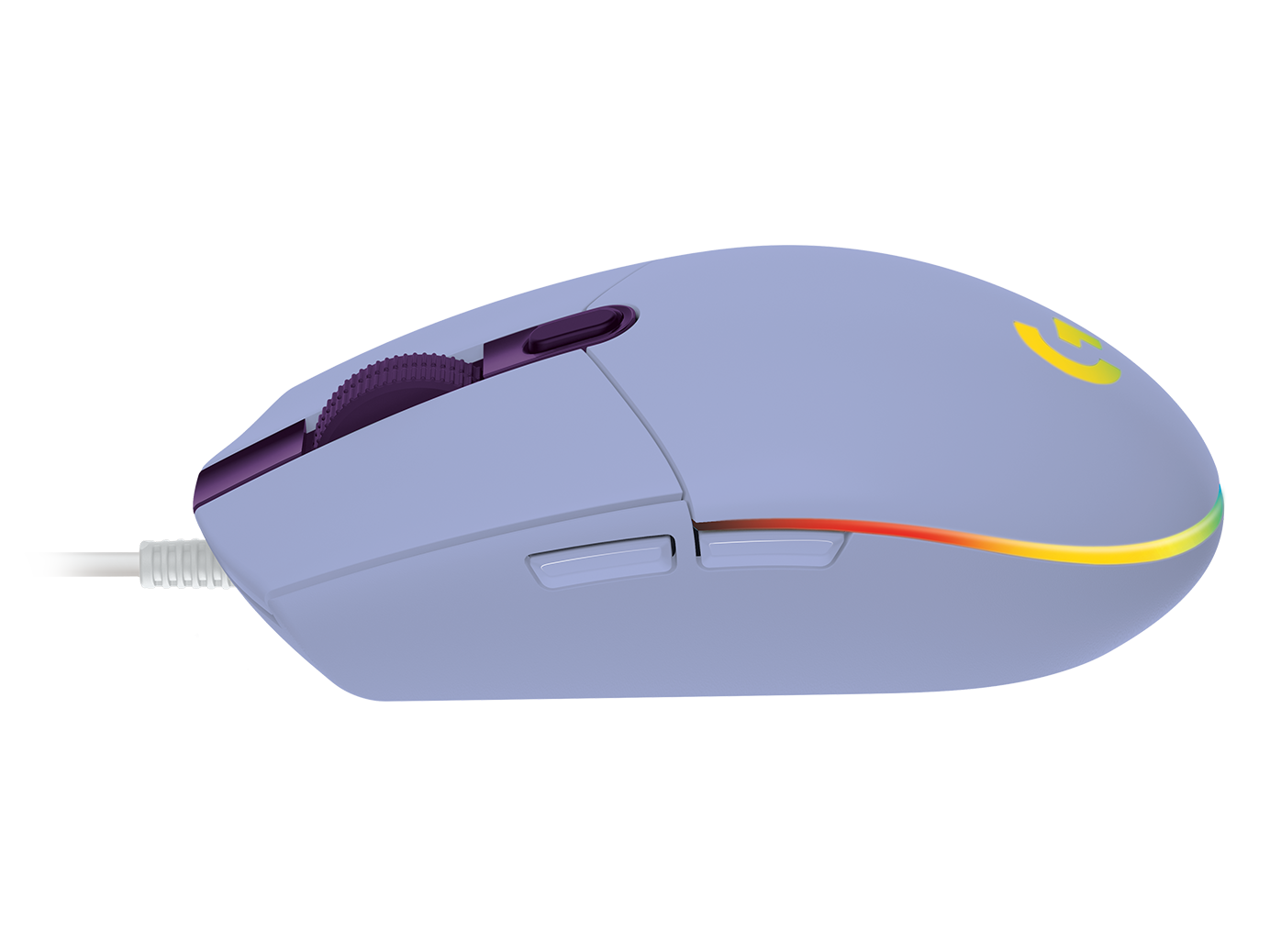 Mouse Gamer Logitech g203 lightsync lila 3