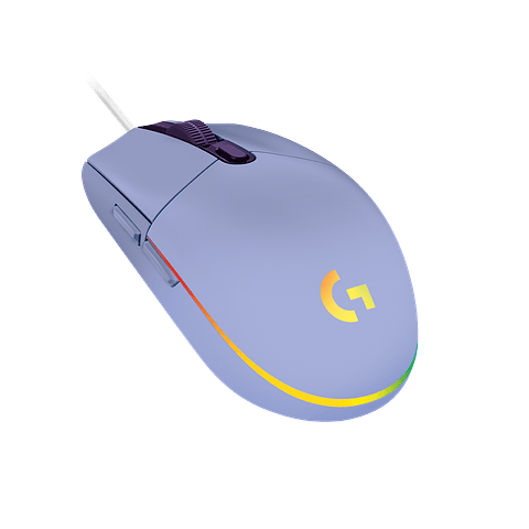 Mouse Gamer Logitech g203 lightsync lila