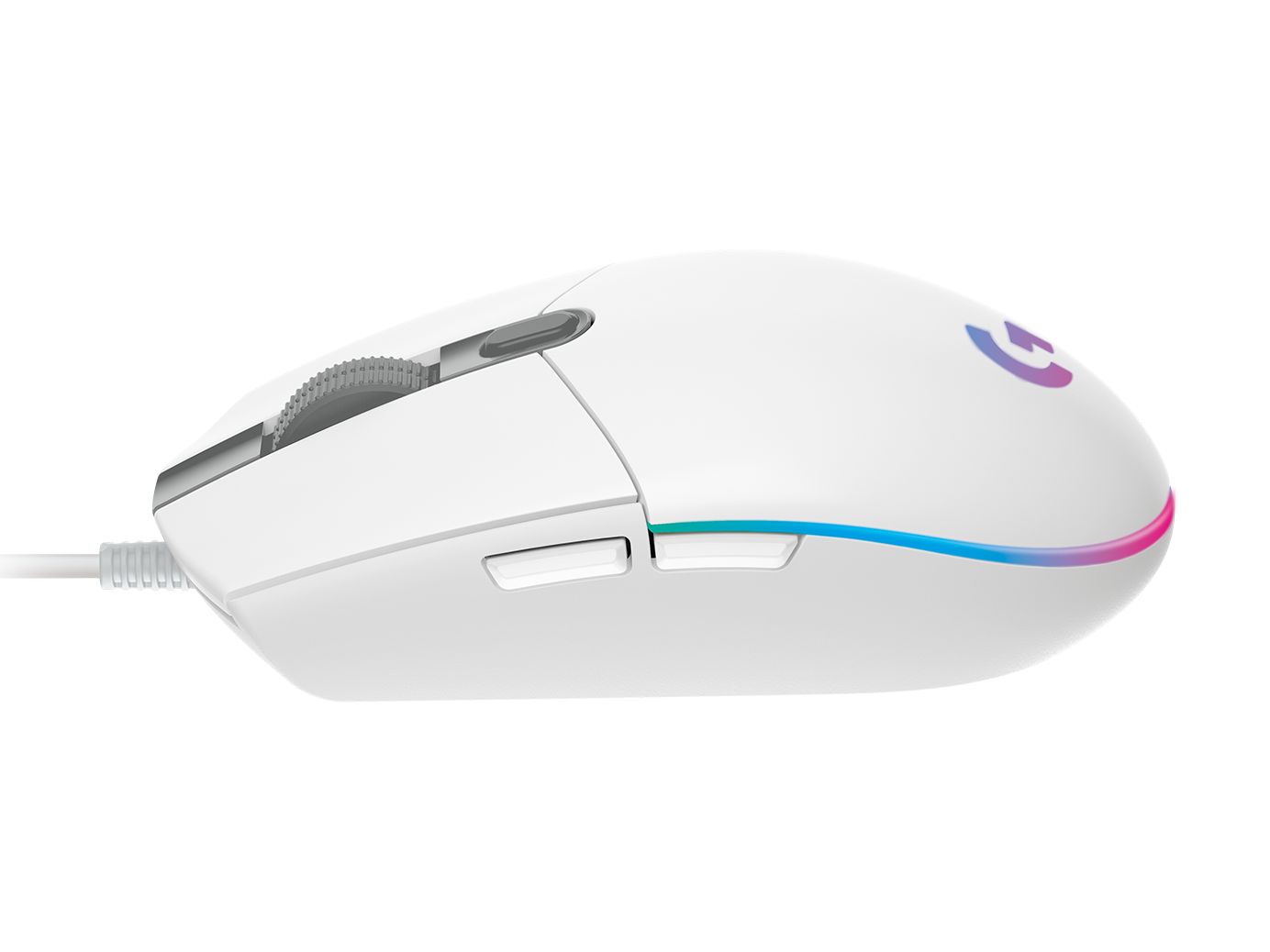 Mouse Gamer Logitech g203 lightsync white  3