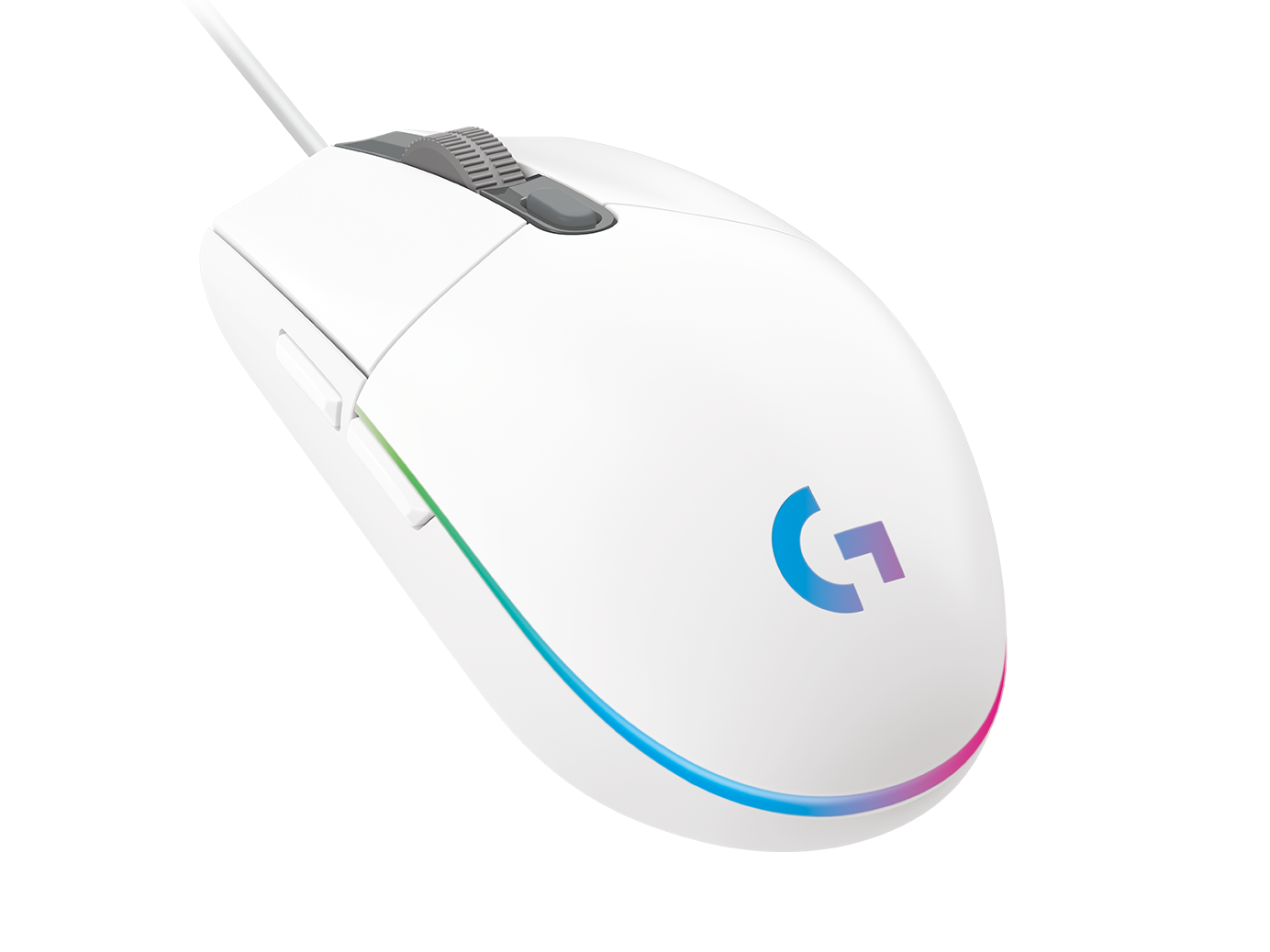 Mouse Gamer Logitech g203 lightsync white  2