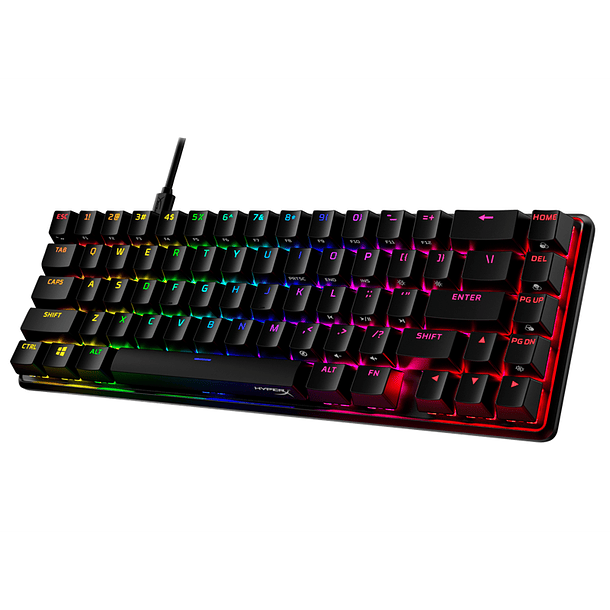 Teclado Gamer HyperX Alloy Origins 65% switch Aqua 1